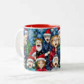 Tasse 2 Couleurs Noël (Devant gauche)