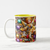 TASSE 2 COULEURS ~ NOËL ANGES ~ (Gauche)