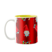 Noël aux elfes rouges mignons
