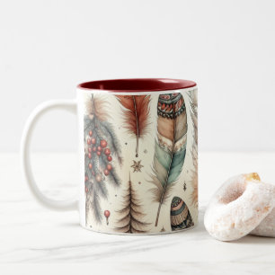 Tasse 2 Couleurs Noël bohème