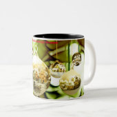 Tasse 2 Couleurs Noël Bonjour grand-père (Devant droit)