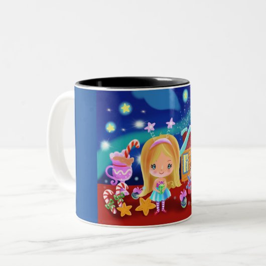 Tasse 2 Couleurs Noël cosy (Devant gauche)