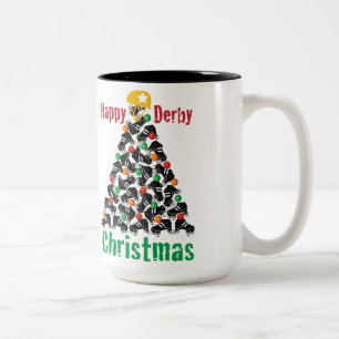 Tasse 2 Couleurs Noël de Derby de rouleau, patinage de rouleau