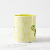 Tasse 2 Couleurs Noël de la jolie tortue de mer (Centre)