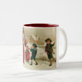 Tasse 2 Couleurs Noël de père (Devant droit)