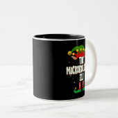 Tasse 2 Couleurs Noël des elfes microbiologistes (Devant droit)