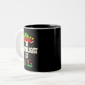 Tasse 2 Couleurs Noël des elfes microbiologistes (Devant gauche)