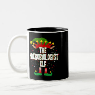 Tasse 2 Couleurs Noël des elfes microbiologistes