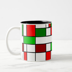 Tasse 2 Couleurs Noël du Bauhaus