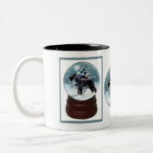Tasse 2 Couleurs Noël du géant Schnauzer (Gauche)