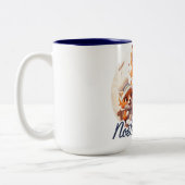 Tasse 2 Couleurs Noël en folie (Gauche)