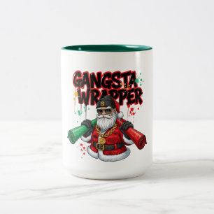 Tasse 2 Couleurs Noël en folie à travers la pâte