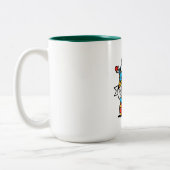 Tasse 2 Couleurs Noël enveloppé d'amour (Gauche)