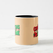 Tasse 2 Couleurs Noël Est Un Design Art numérique Magnifique (Centre)