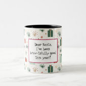 Tasse 2 Couleurs Noël festif amusant (Centre)