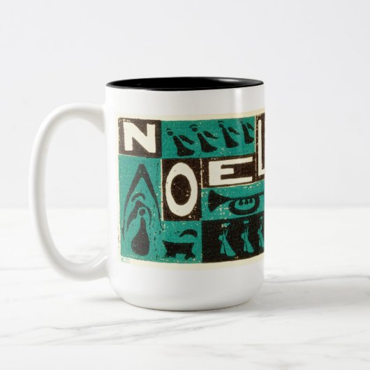 Tasse 2 Couleurs Noel Green (Gauche)