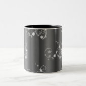 Tasse 2 Couleurs Noël gris métallique (Centre)