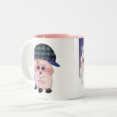 Tasse 2 Couleurs Noël heureux (Devant gauche)