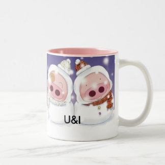 Tasse 2 Couleurs Noël heureux