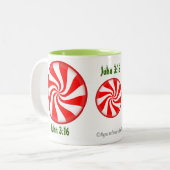 Tasse 2 Couleurs Noël Jésus (Devant gauche)