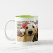 Tasse 2 Couleurs Noël - lévrier - Pena (Gauche)