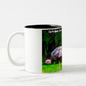 Tasse 2 Couleurs Noël Me salue Vieux Gobble Gobble (Gauche)