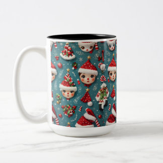 Tasse 2 Couleurs Noël mignon