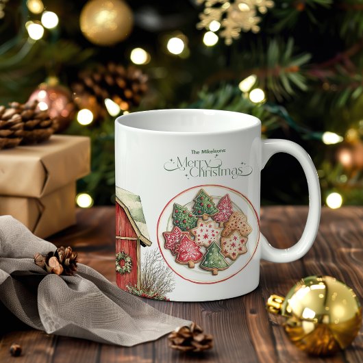 Tasse 2 Couleurs Noël occidental rustique
