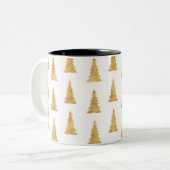 Tasse 2 Couleurs Noël or (Devant gauche)