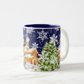 Tasse 2 Couleurs Noël orthodoxe (Devant droit)