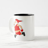 Tasse 2 Couleurs Noël père Noël (Devant gauche)