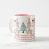 Tasse 2 Couleurs Noel rose pâle Pastel de Nutcracker (Devant gauche)