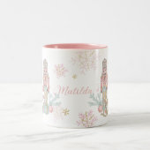 Tasse 2 Couleurs Noel rose pâle Pastel de Nutcracker (Centre)