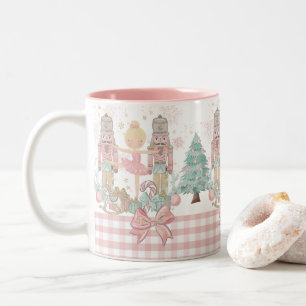 Tasse 2 Couleurs Noel rose pâle Pastel de Nutcracker