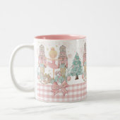Tasse 2 Couleurs Noel rose pâle Pastel de Nutcracker (Gauche)