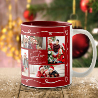 Noël Rouge On T'aime Mamie Doodles 4 Photo