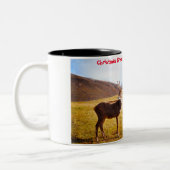 Tasse 2 Couleurs Noël Salutations mon chasseur rassembleur (Gauche)