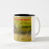 Tasse 2 Couleurs Noël Salutations mon chasseur rassembleur (Devant droit)