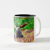Tasse 2 Couleurs Noël Salutations mon chasseur rassembleur (Devant droit)