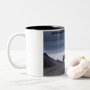 Tasse 2 Couleurs Noël Salutations mon chasseur rassembleur