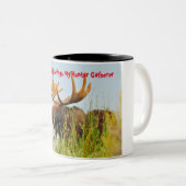 Tasse 2 Couleurs Noël Salutations mon chasseur rassembleur (Devant droit)