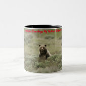 Tasse 2 Couleurs Noël Salutations Mon Hunter Gatherer (Centre)