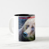 Tasse 2 Couleurs Noël Salutations Mon Hunter Gatherer (Devant gauche)