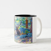 Tasse 2 Couleurs Noël Salutations Mon Hunter Gatherer (Devant droit)