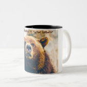 Tasse 2 Couleurs Noël Salutations Mon Hunter Gatherer (Devant droit)