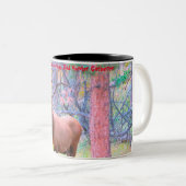 Tasse 2 Couleurs Noël salutations Papa Hunter Gatherer (Devant droit)