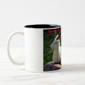 Tasse 2 Couleurs Noël salutations Papa Hunter Gatherer (Gauche)