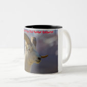 Tasse 2 Couleurs Noël salutations Papa Hunter Gatherer (Devant droit)