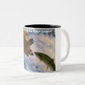 Tasse 2 Couleurs Noël salutations Papa Hunter Gatherer (Devant droit)