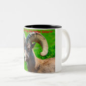 Tasse 2 Couleurs Noël salutations Papa Hunter Gatherer (Devant droit)